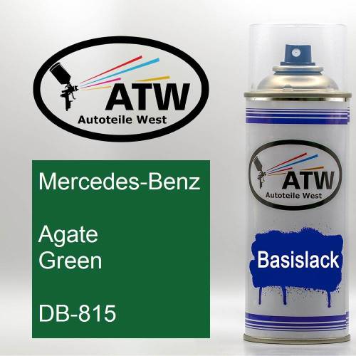 Mercedes-Benz, Agate Green, DB-815: 400ml Sprühdose, von ATW Autoteile West.